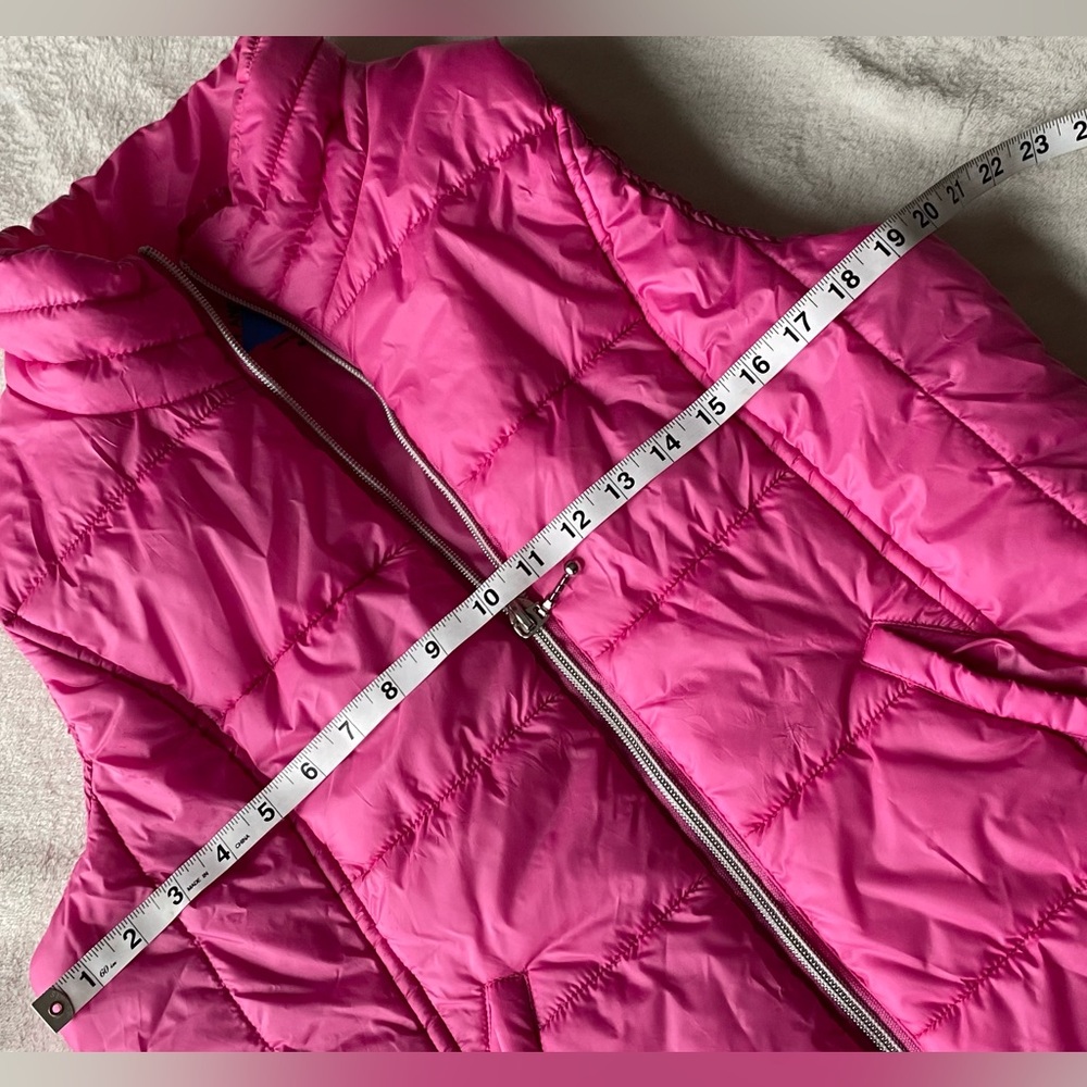 ANORAK Pink Puffer Quilted Vest sz Medium - Picture 12 of 14